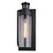 Vaxcel Lawton Steel LED Black Motion Sensor Dusk to Dawn Outdoor Wall Light Transitional Clear Glass T0749 - alternate 8
